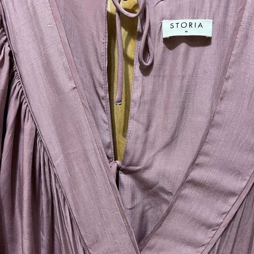 Excellent Pre-owned STORIA pink long dress. Wore once. - Picture 5 of 5